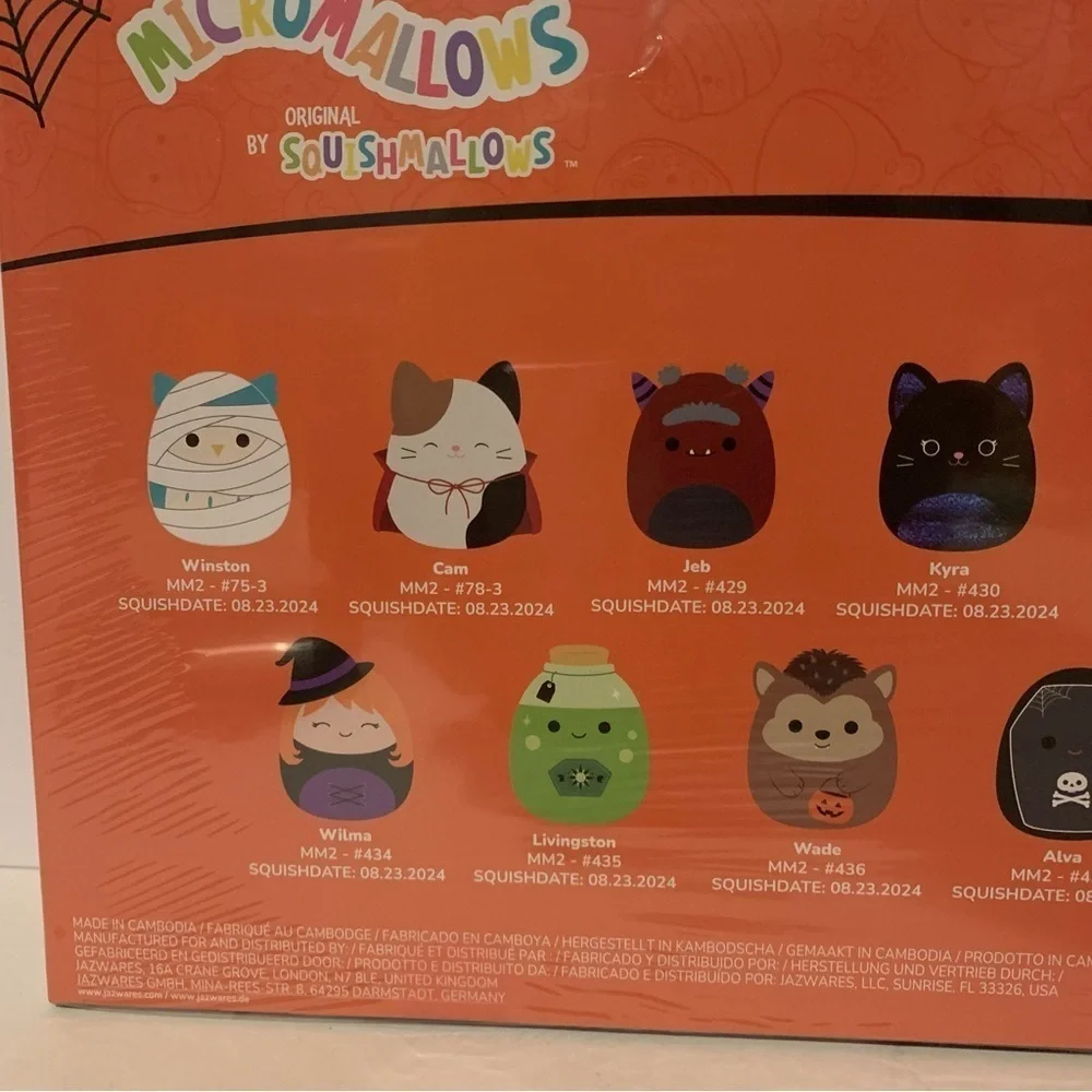 NIB. SQUISHMALLOWS Halloween Micromallows Halloween Countdown